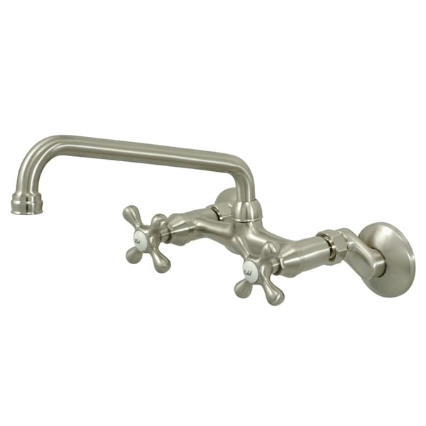 KS200SN 6-Inch Adjustable Center Wall Mount Kitchen Faucet